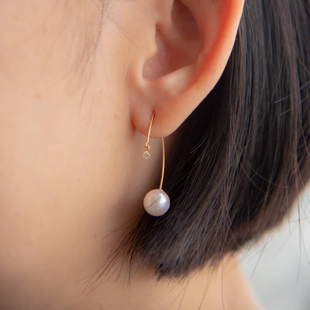 Twilight Solid Gold Earrings | ATTENSION