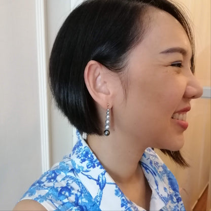 Ombre Pearl Drop Earrings | ATTENSION