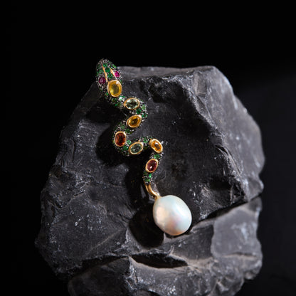 Medusa 2 in 1 Earrings