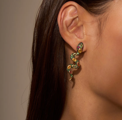 Medusa 2 in 1 Earrings